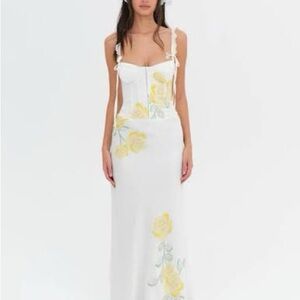 For Love And Lemons NWT Millie Maxi Dress L